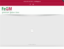 Tablet Screenshot of feggm.de